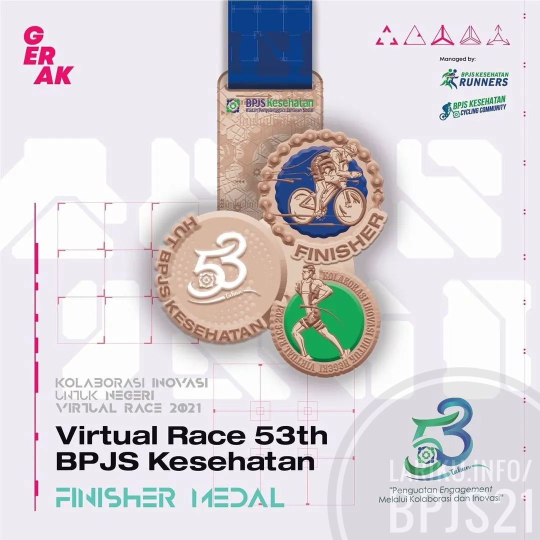LarikuInfo's tweet photo. ๐ฝ
๐ฅ๏ธ Virtual Race 53th BPJS Kesehatan
โฐ 21 Jul - 20 Ags 2021
๐ฅพ 5.3K/53K/153K
๐ Charity/Virtual Run/Walk
๐ค Bebas / Anywhere
๐
โบ๏ธ https://t.co/CpcohZgTsa ๏ธโ๏ธ
๐บ
๐บ
โขโขโขโข
#VirtualRaceBPJSKesehatan #BPJSKesehatan #GerakNow #LariKuinfo https://t.co/82XsCRjEVZ https://t.co/oucbdsriY8
