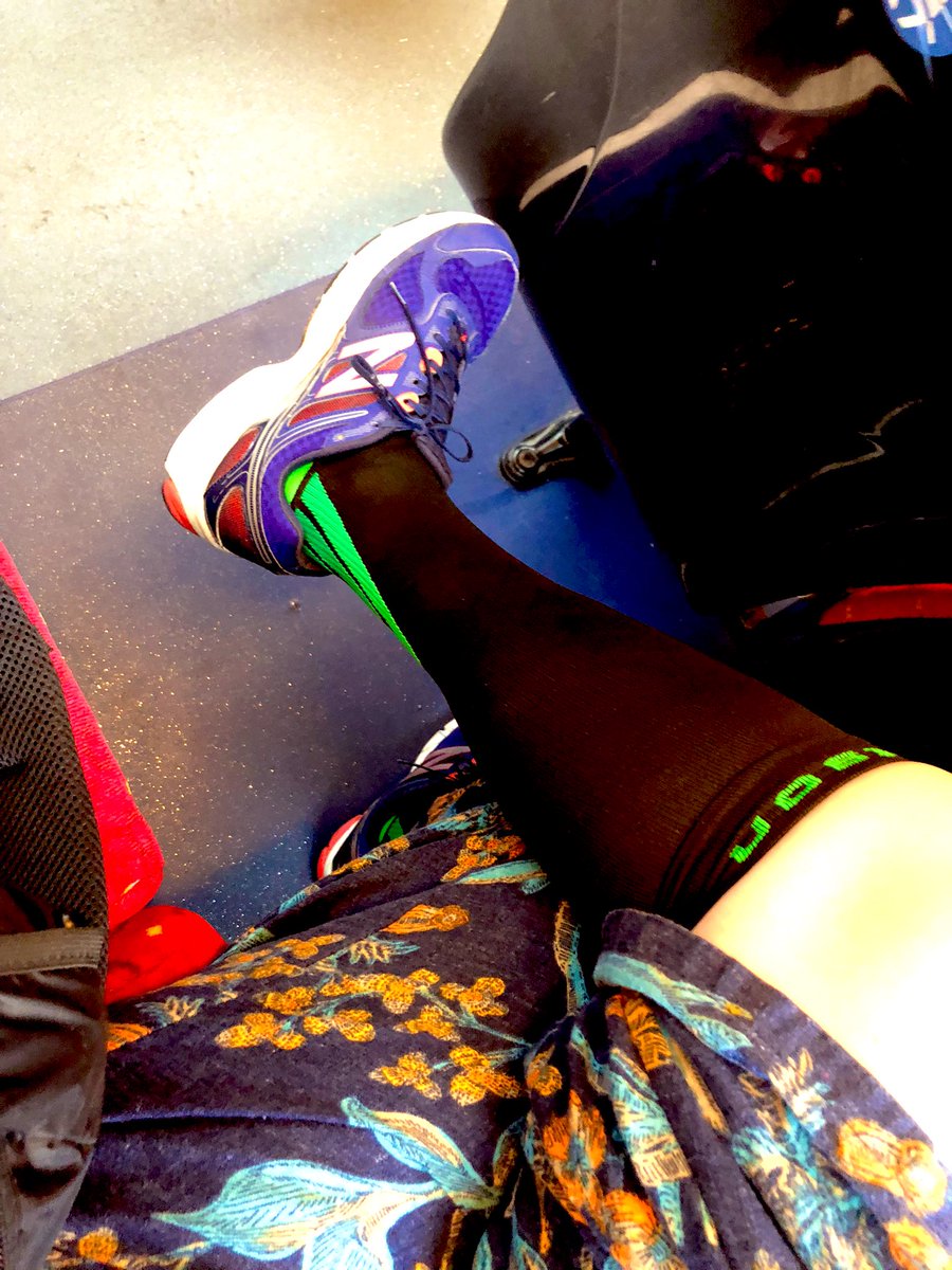 SamIAm_UK's tweet photo. Busing to work (blessed to do something I love) with the most unsexy compress socks … hopefully they’ll reduce the leg ache I usually experience on a 12.5 shift!
#CSFTW https://t.co/2bOm5Y5nj4