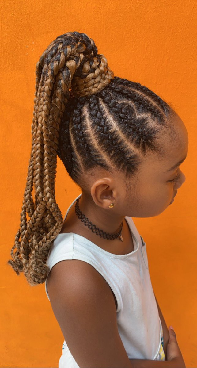 IngridBkham's tweet image. Dernière réalisation ♥️ #CornrowPonytail