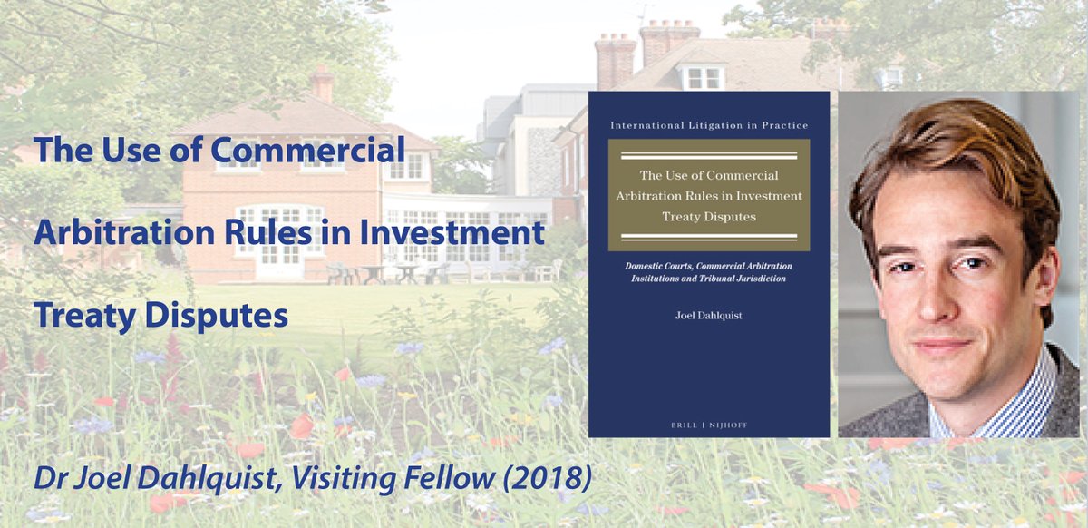 Congratulations to former Visiting Fellow, Joel <a href="/joeldahlquist/">Joel</a>, on the publication of his recent book - the fruition of a stay at the Lauterpacht Centre in 2018. Formally of <a href="/uppsalauni/">Uppsala universitet</a>, Joel is now Managing Associate at Arbitration Chambers.  brill.com/view/title/560…