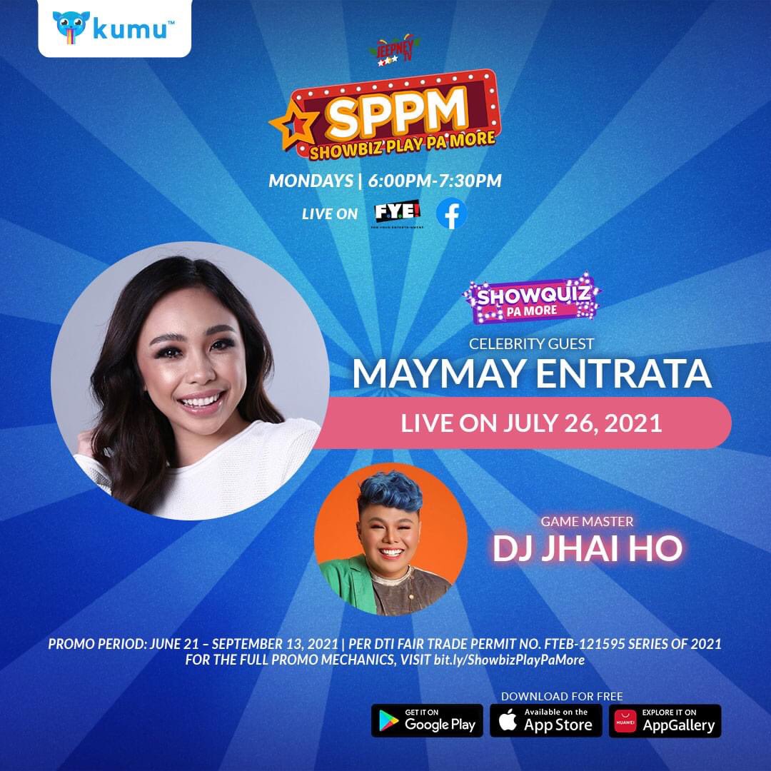 Live now: Tuloy-tuloy ang pamimigay ng papremyo at ang chikahan kasama ang  Ultimate Dance Floor Princess, <a href="/maymayentrata07/">Maymay</a> at ang ating Game Master, DJ Jhai Ho!#maymayonsppm

#JeepneyTV #Kumu #SPPM #MaymayEntrata #KapamilyaForever #