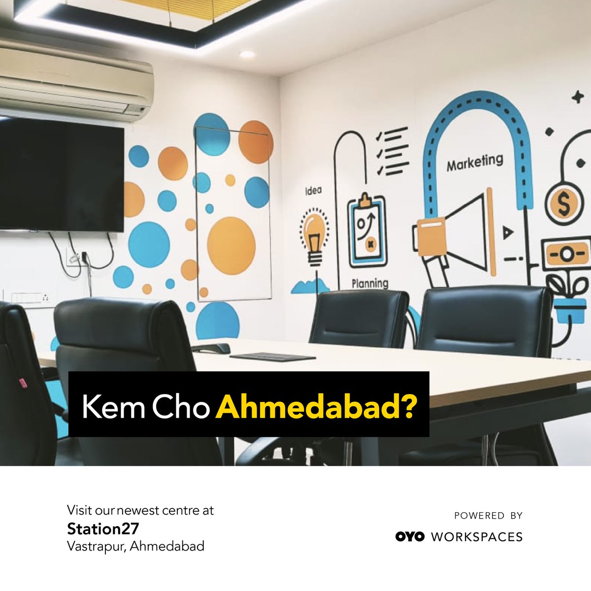 innov8cowork's tweet image. Coworking just got better than ever in Ahmedabad! ✨

Find the office of your dreams in Station 27, near Alpha mall &amp;amp; work in style.

Schedule a visit today and call us on 09999466688.

#coworkingspaces #sanitisedworkspaces #backtooffice  #oyoworkspaces