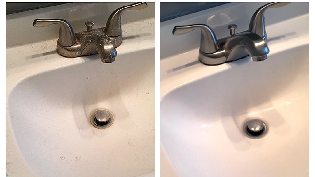 ReadingCheap's tweet image. You’d think all that running water would keep them pretty clean, but sinks are notorious breeding grounds for bacteria. In fact, there’s a good chance it’s the dirtiest spot of your whole house. 
That's why you need to keep it clean. cheapcleaningreading.co.uk