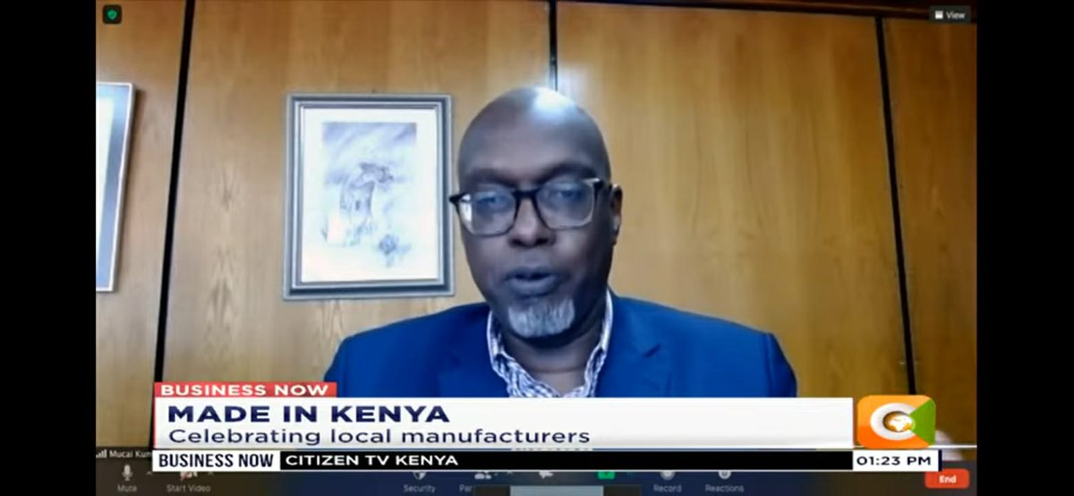KAM_Kenya's tweet photo. When taxes are being put in place - there is need to look globally, and ensure that they are building the sector's competitiveness -  KAM Chair @MucaiKunyiha on #BusinessNow with @YvonneOkwara 

#KenyanByDesign https://t.co/Q1138K8hlD