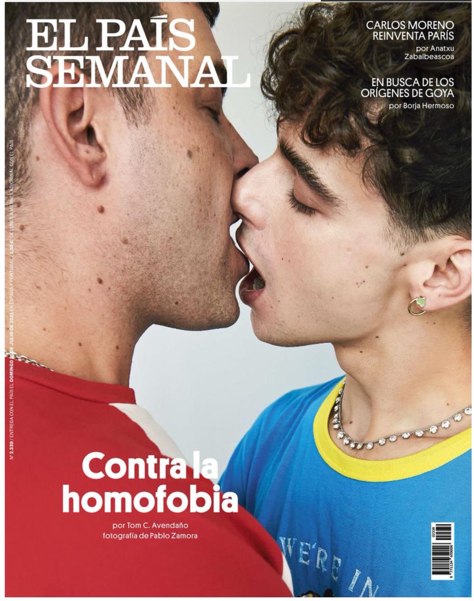 Si el cartel del cortometraje producido por <a href="/danone_es/">Danone España</a> te parece normal y la portada de <a href="/elpaissemanal/">EL PAÍS SEMANAL</a> te da pudor, el tema no es el buen gusto, es tu homofobia.