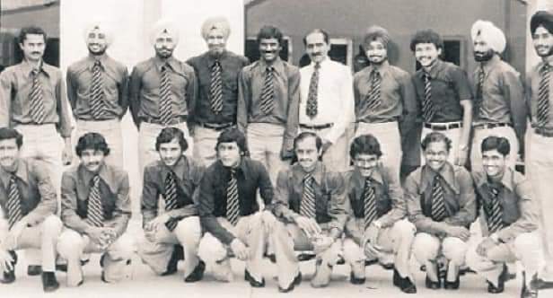 Indian Hockey Team that Won Gold Medal in Moscow Olympics, 1980. AMU’s pride Zafar Iqbal is standing on the left. #ZafarIqbal #IndianHockeyTeam #Olympicgoldmedalist #AligarhMuslimUniversity 
#AMU