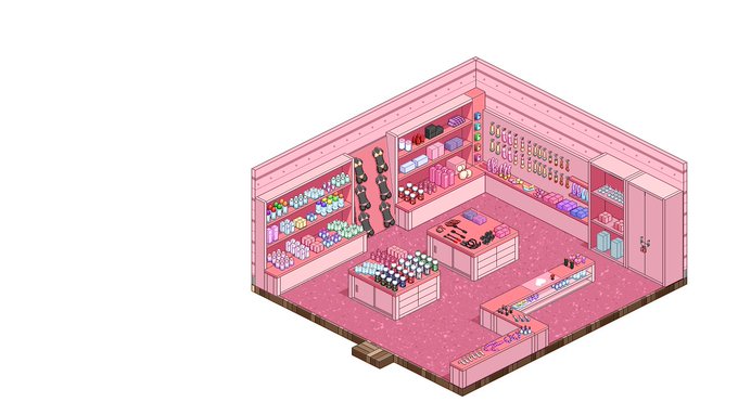 制作中のゲームの屋内ですの!!
結構時間がかかってしまったのですわ;
思っていたより大変でしたの・・・! 