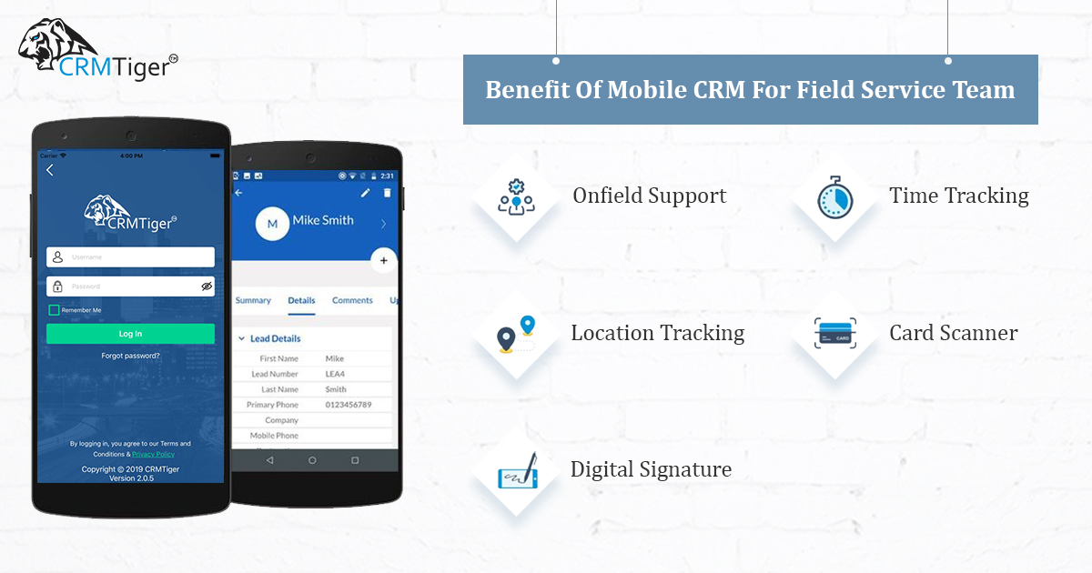 crmtiger's tweet photo. How mobile CRM benefits to field service?
Mobile field service improves employee productivity, resources, saving time & effort.
Looking for a mobile field service solution & want to try before buy? Click: https://t.co/H0Iq7RUibw
#crmtiger @crm @vtigercrm @service @productivity https://t.co/HGLQvnDzvf
