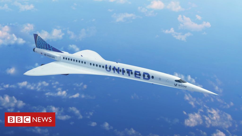 Can a supersonic plane be no louder than a conventional jet? <a href="/united/">United Airlines</a> airlines and <a href="/boomsupersonic/"></a> are hoping to launch supersonic passenger flights by 2029. bbc.co.uk/news/technolog…