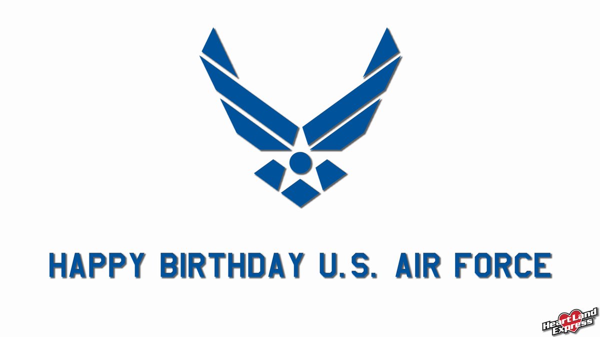 HeartlandExp's tweet photo. Happy Birthday to the US Air Force!

#airforce #aviation #usaft #veterans #usa #militarylife #usairforce  #america https://t.co/f2Oys33yXB