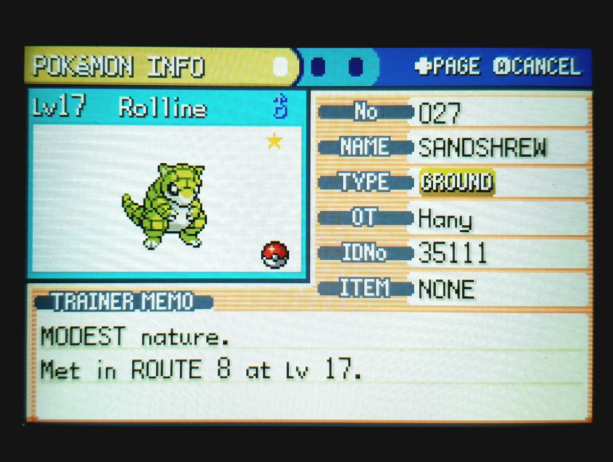 heinijen's tweet photo. Shiny Sandshrew after 680 REs in LeafGreen. 1st phase for Vulpix #ScuffedCoucil #TeamCouncil https://t.co/ZkWiqWPm0t
