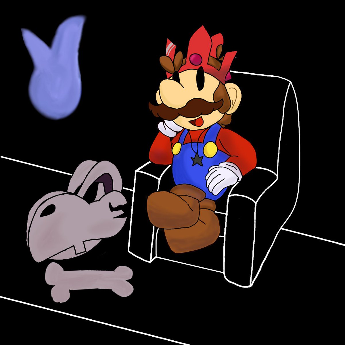 b2_gay's tweet photo. Paper Mario: Black Pit fanart! 
With Doopliss &amp; Modern alts
(Finally finished this, it took so long to make! Also try out black pit if you can!)
#Paper_Mario #Mod #fanart https://t.co/oG6GwFw3xC