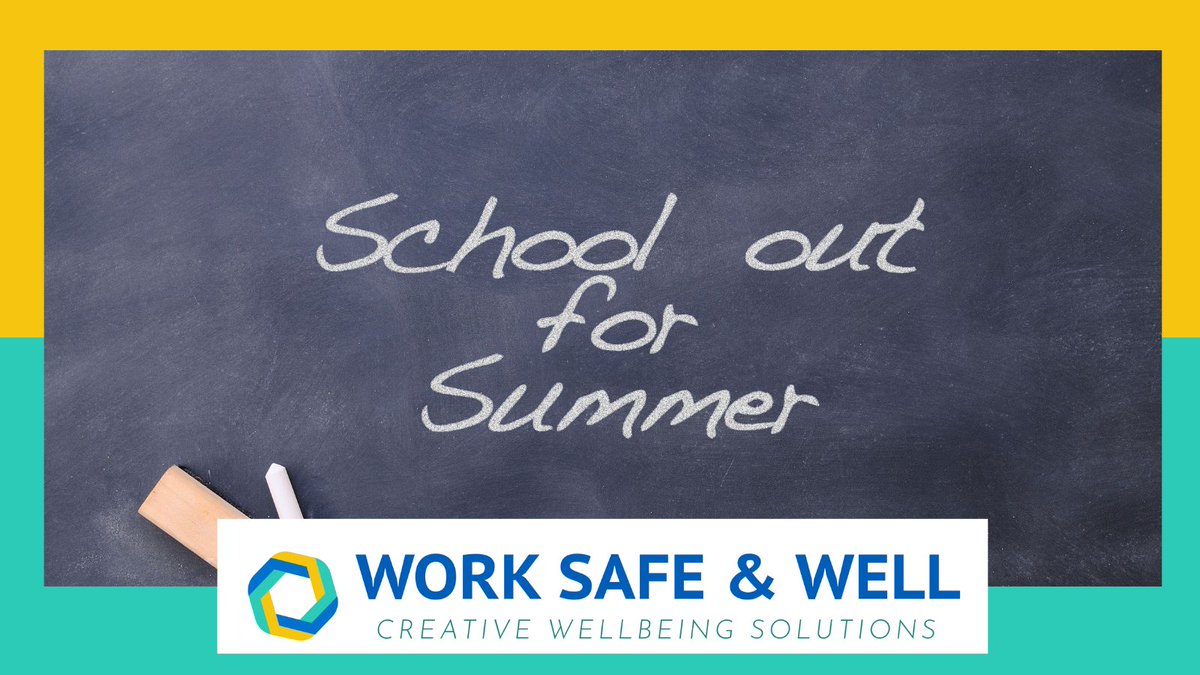 #MondayMotivation
School’s out for Summer.
What is your favourite part of the long school Summer holidays?
How will you be spending the six week break?
#lifestyle #worksafeandwell #eft #tapping #switchingoff #weekend #happierliving #outdoortherapy #workingparents