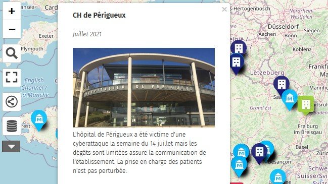 Aymeric Sauvage (@aymeric_sauvage) on Twitter photo Dernière mise à jour de la #carto #cyberattaques <a href="/creatic59/">Cre@tic Cdg59</a> et <a href="/declic_asso/">Déclic</a> sur les #collectivités #hôpitaux #sdis - via <a href="/OSM_FR/">OpenStreetMap France</a>
Libre d'utilisation pour sensibilisations <a href="/CNIL/">CNIL</a> <a href="/ANSSI_FR/">ANSSI</a> <a href="/cybervictimes/">Cybermalveillance.gouv.fr</a>
Une réf. manquante ? Par ✉️ merci.
u.osmfr.org/m/635160/ Dernière mise à jour de la #carto #cyberattaques <a href="/creatic59/">Cre@tic Cdg59</a> et <a href="/declic_asso/">Déclic</a> sur les #collectivités #hôpitaux #sdis - via <a href="/OSM_FR/">OpenStreetMap France</a>
Libre d'utilisation pour sensibilisations <a href="/CNIL/">CNIL</a> <a href="/ANSSI_FR/">ANSSI</a> <a href="/cybervictimes/">Cybermalveillance.gouv.fr</a>
Une réf. manquante ? Par ✉️ merci.
u.osmfr.org/m/635160/