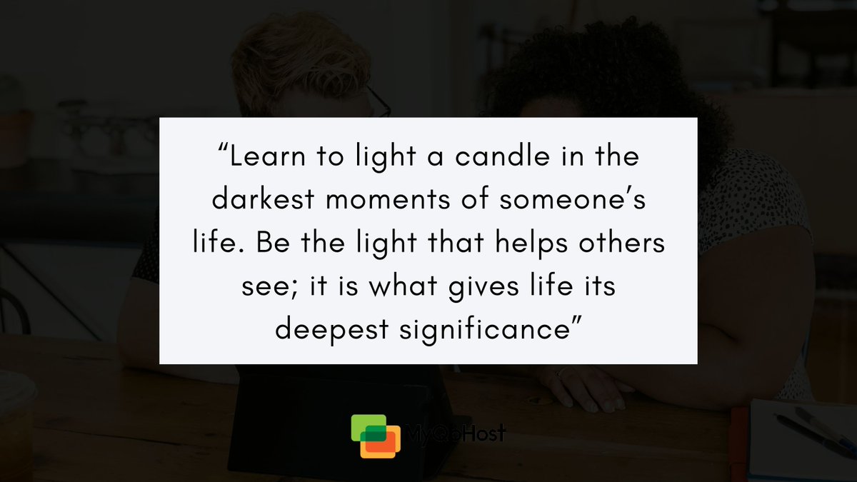 myqbhost's tweet photo. “Learn to light a candle in the darkest moments of someone’s life. Be the light that helps others see; it is what gives life its deepest significance.”
#myqbhost #mondaythoughts https://t.co/2JY8Ll3wjq