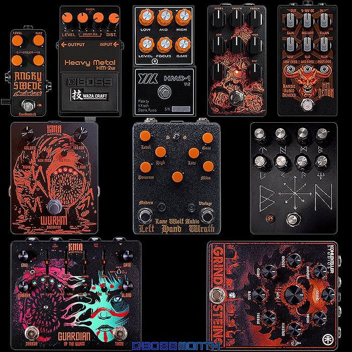 The Ever-Expanding Boss HM-2 Twin Peaks Heavy Metal Distortion Capsule Collection - guitarpedalx.com/news/gpx-blog/… #bosspedals #hm2pedal #heavymetalpedal #metalpedals #hm2heavymetal #guitarpedalx