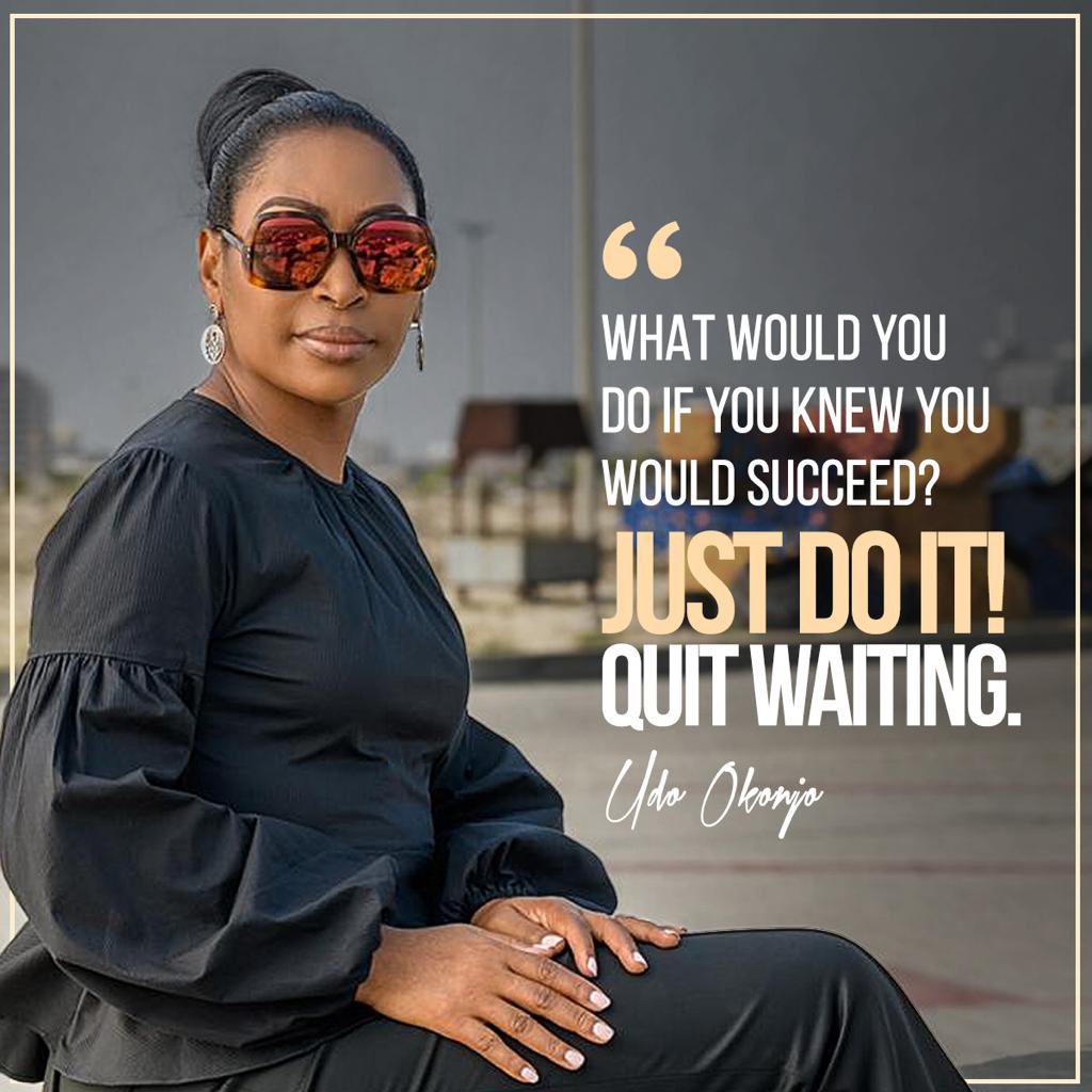 UdoOkonjo's tweet photo. What Would You Do If You Knew You Would Succeed? Just Do it! Quit Waiting. Udo Okonjo 2021 ©
#ACEMastermind #successprincipleswithudo https://t.co/TP7JYClRfe