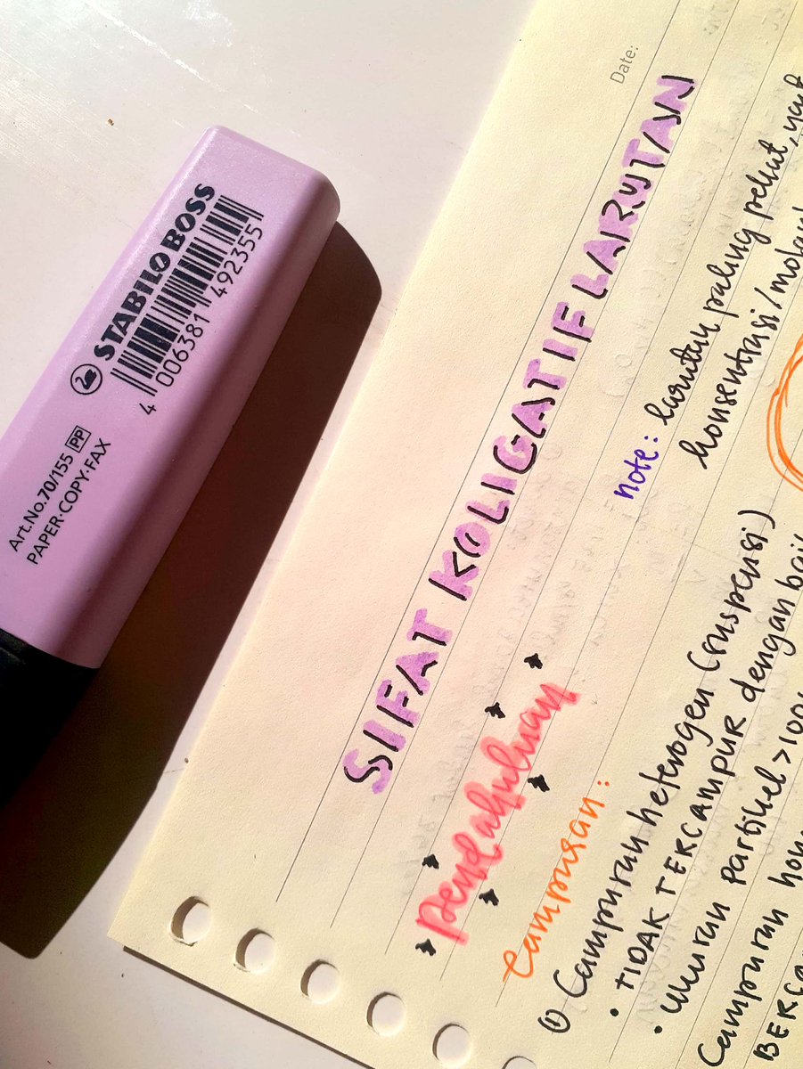 studywithay's tweet photo. SIFAT KOLIGATIF LARUTAN
KIMIA KELAS 12
SEMESTER 1
rangkuman by : studywithay

-ˋˏ  A THREAD  ˎˊ- https://t.co/NdCS78Jusg