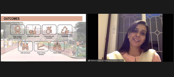 BIPP_ISB's tweet photo. Glimpses of Sunday's session by #IAS Garima Gupta, MD, @srdcdelhigovt as part of #AMPPP2021 Residency #GuestTalks. The officer shared her insights into 'Redevelopment of #ChandniChowk Area in Delhi'-- the project's design & execution, & challenges faced by her team. #BIPP @ISBedu https://t.co/CaIKHQYybG