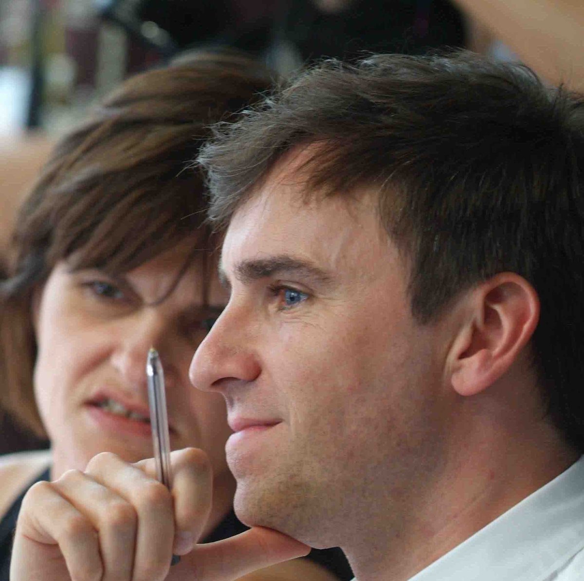 ITSplatform's tweet photo. #RafSimons sharing opinions with #fashioncritic @CathyHoryn  during the #fashioncollections presentation at #ITS2006. One of hundreds of shared #memories from the #ITSArcademy diary. Take a look: https://t.co/G9upy9idUH https://t.co/dETMizTTgw