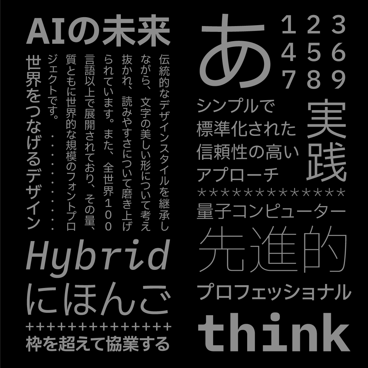IBM_JAPAN's tweet image. 【IBM Plex 日本語版 がリリース！】
IBMのオリジナルフォント『IBM Plex』に日本語版が加わりました。

美しさと読みやすさを考慮して開発した、オープンソース＆無料フォントです。ぜひダウンロードしてお試しください。
DLはこちら👉 ibm.co/3eVLB54

#日本IBM #フォント #Font #デザイン