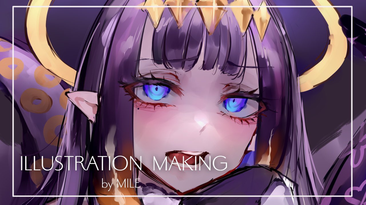 Mile お仕事募集中 イナニスちゃんのイラストメイキング動画です T Co Ddec9seldt T Co Xhqvq2a17s Twitter