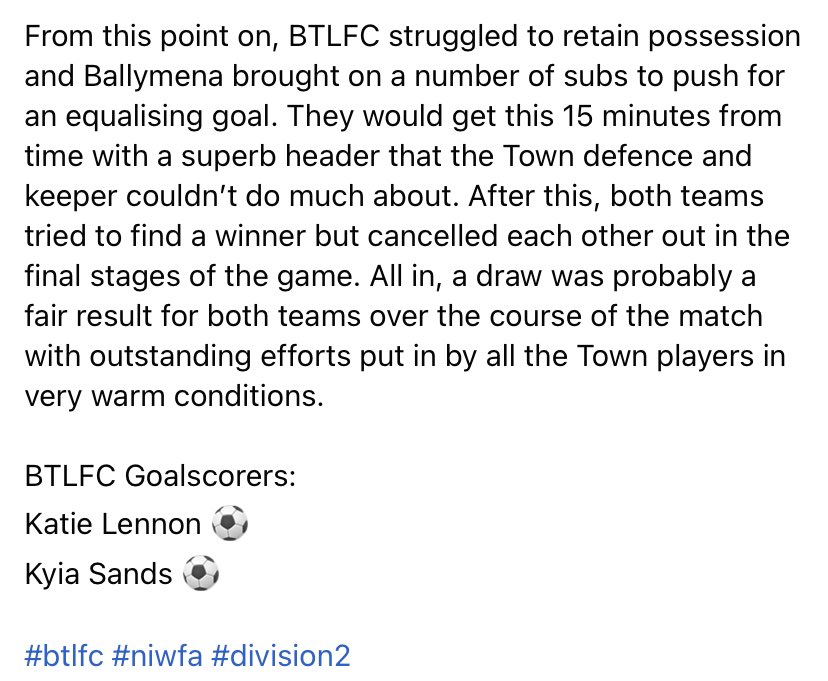 BanbridgeTownLadies tweet media