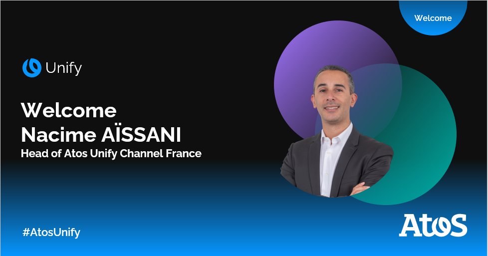 Great pleasure to welcome Nacime AÏSSANI as Head of Atos Unify Channel in France. 

Grand plaisir d'accueillir Nacime AÏSSANI en tant que chef Atos Unify Channel en France.