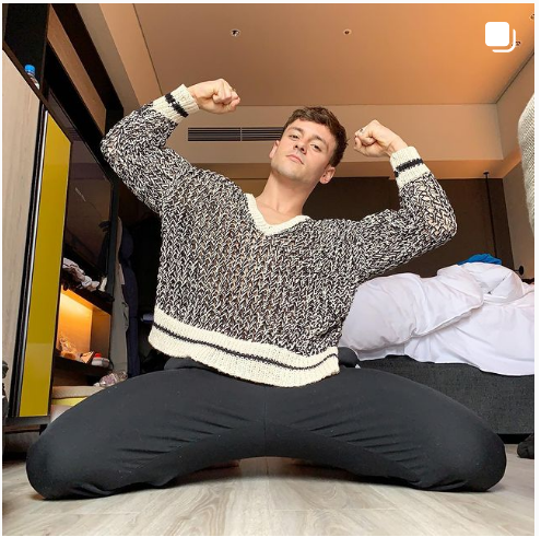 Huge congratulations to prolific knitter &amp; crocheter Tom Daley who won an Olympic gold medal for Synchronised Diving this am.
Tom credits knitting &amp; crocheting as helping reduce his competition stress - looks like it worked!

Pic from madewithlovebytomdaley on Instagram