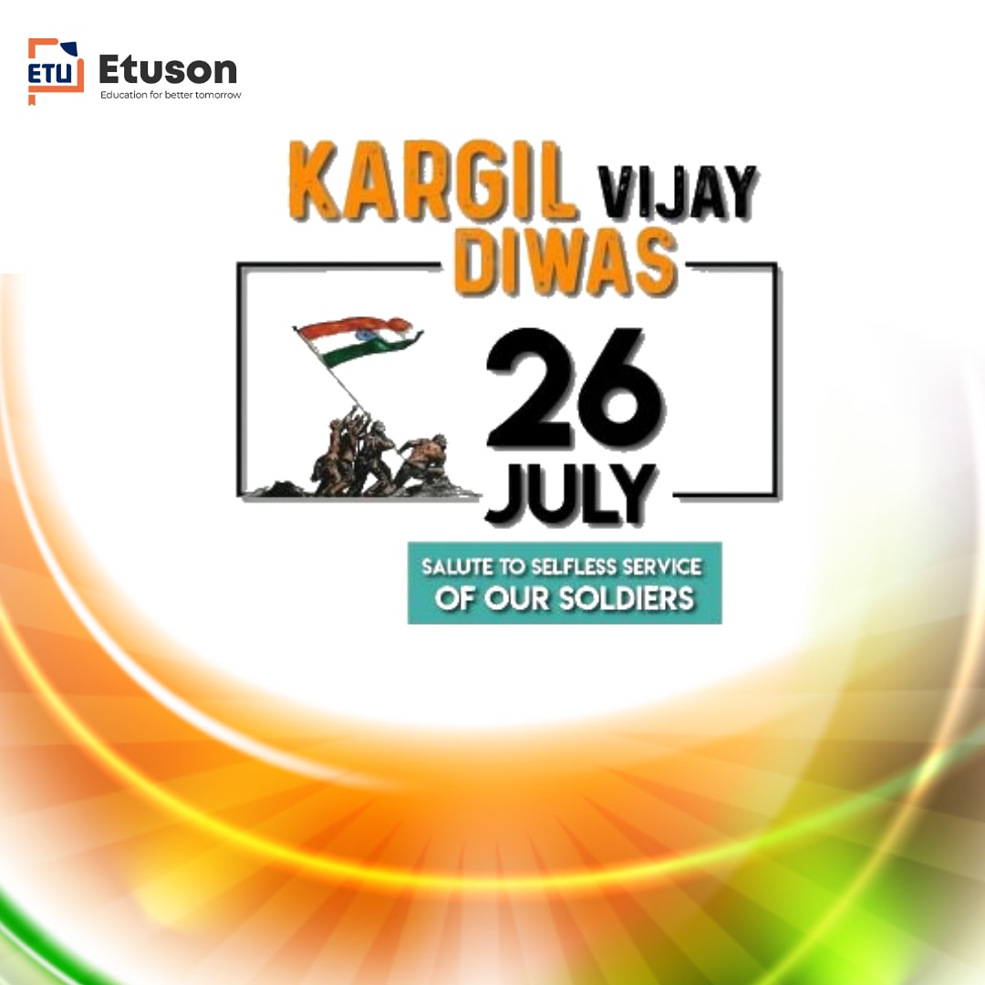 EtusonIndia's tweet photo. A day to remember the gallant efforts and sacrifices of our brave heroes. Kargil Vijay Diwas!
#etuson #kargilwarmemorial #KargilVijayDiwas #KargilVijayDiwas2021 #KargilWar #KargilHeroes https://t.co/FxziTaXXeB