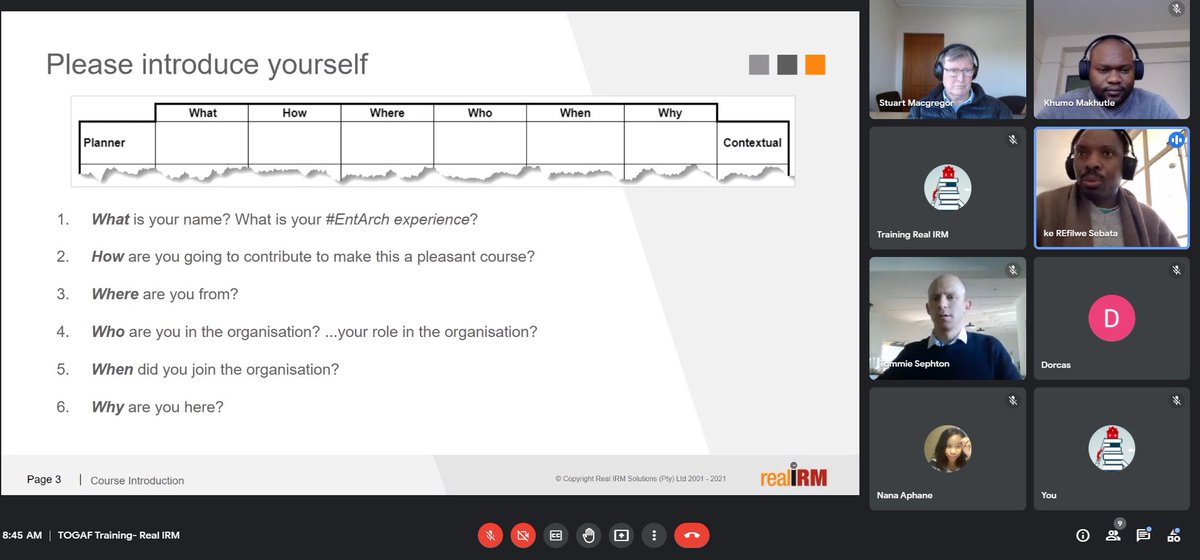 Real_IRM's tweet photo. The perfect way to start off your week! Our live, virtual courses are a great way for our delegates to attend from the comfort of their home or office.
https://t.co/WvOKJazrOK
#RealIRMCares
#GoVirtual
#TOGAF #EntArch https://t.co/4C7tAPldSa