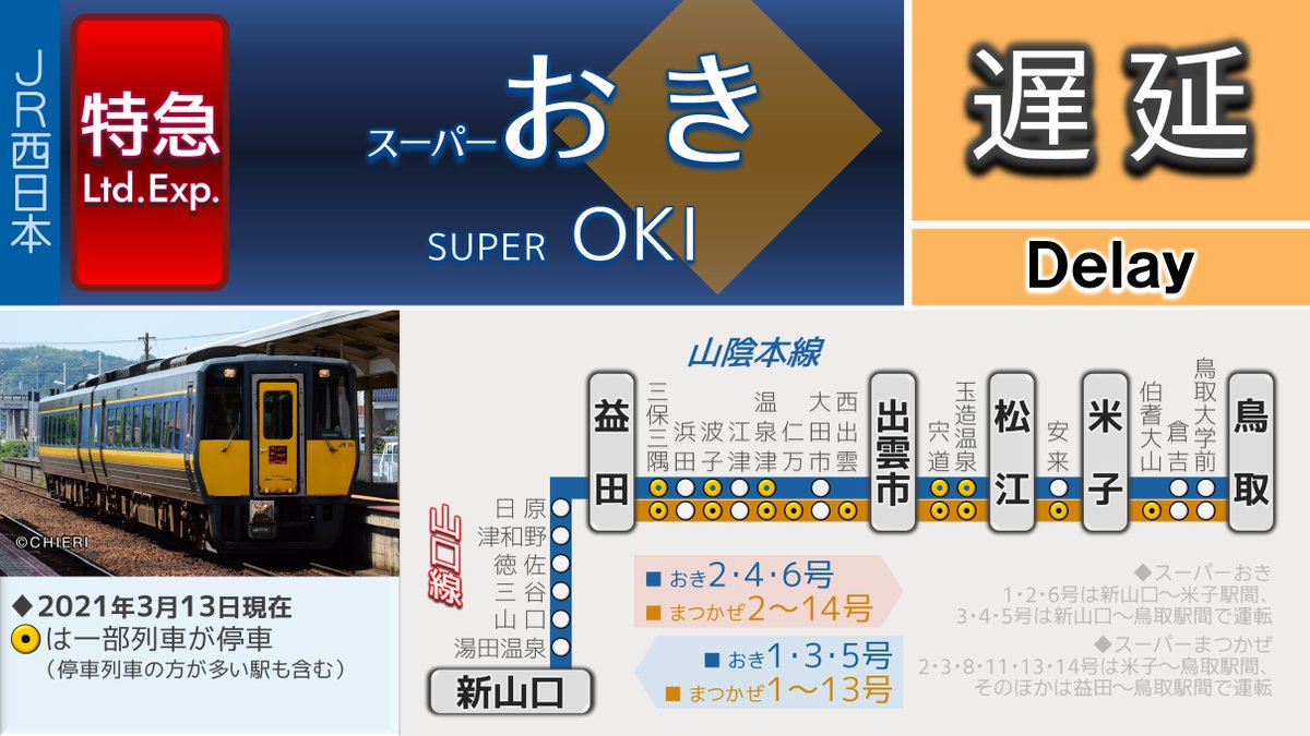 山口線 運行状況 5ページ目 に関する今日 現在 リアルタイム最新情報 ナウティス