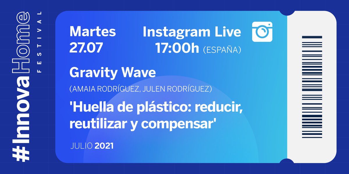 BBVASpark's tweet image. 🌊 ¿Qué podemos hacer para limpiar nuestros océanos de plástico? Descubre la labor de #GravityWave en un nuevo #InnovaHomeFestival 
¡Regístrate aquí al evento! 👉 bbva.info/3zP1UZR