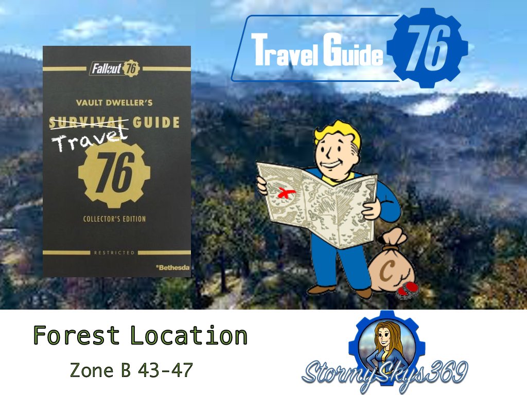 stormyskys369's tweet photo. Fallout 76 Travel Guide: Forest Region Zone B, Locations 43 - 47 https://t.co/oR5dAIhi6B via @YouTube https://t.co/6MBlMYAKHA