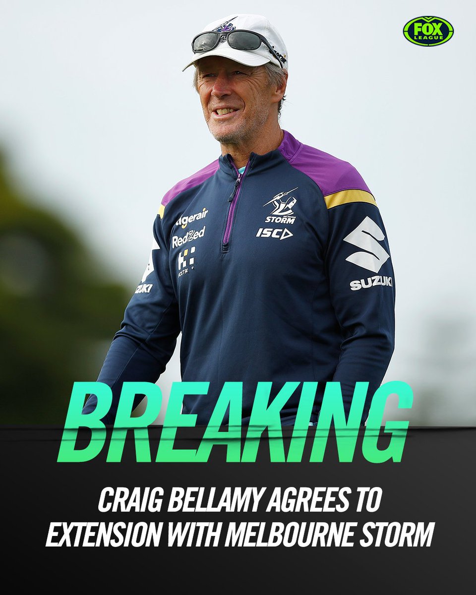 Looks like those notorious pre-seasons are here to stay..

The <a href="/storm/">Melbourne Storm</a> have locked in Craig Bellamy for the next five years

👉 bit.ly/3iKjQ0M