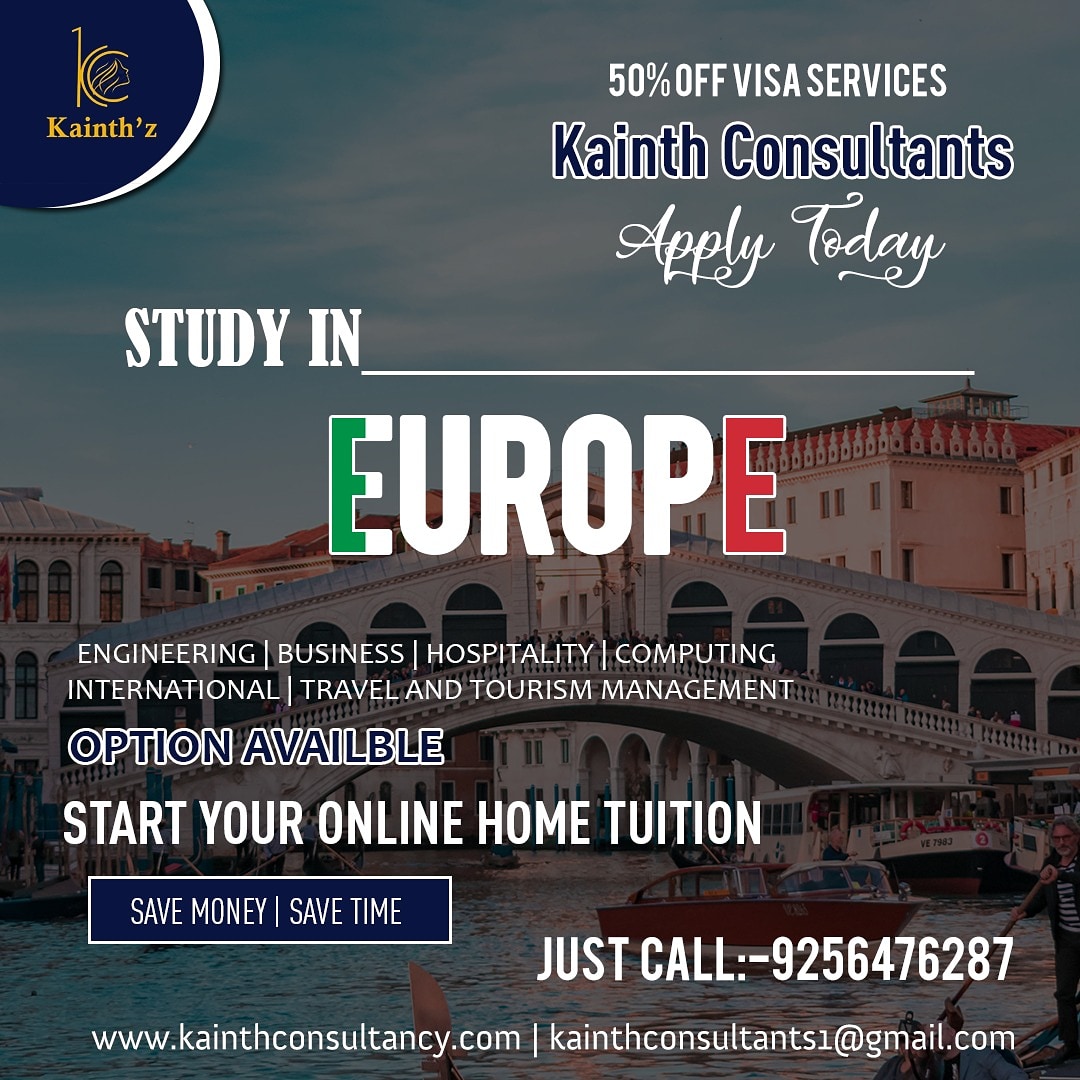 kainthcons's tweet photo. Let's WRITE-UPS SOP for #Study in #ITALY #EUROPE 🍁
----------------------------------------------------
☑️ Apply here
Kainth Consultants
☎ https://t.co/jVkuGLgedR
📧 E-mail : kainthconsultants1@gmail.com
Web site : https://t.co/wsAOaaUS4L https://t.co/Y6tg8ZY3NX