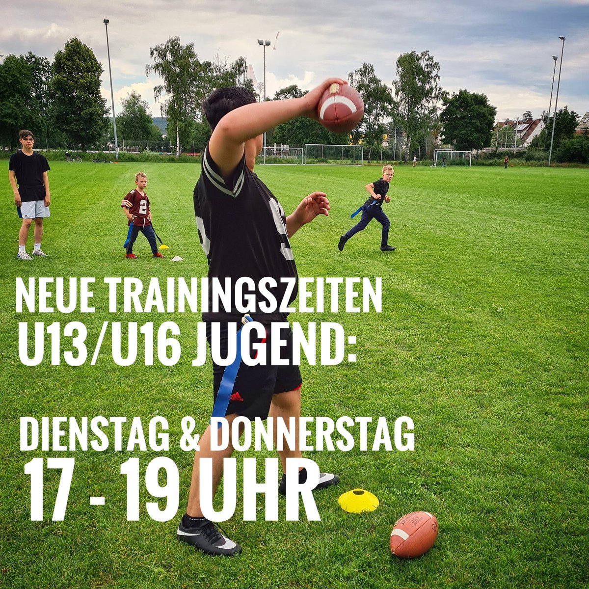 Die U13/U16 trainiert ab dieser Woche zweimal pro Woche. Di &amp; Do 17-19 Uhr. Kommt vorbei und macht mit. Für Spieler*innen ab 6 Jahren.