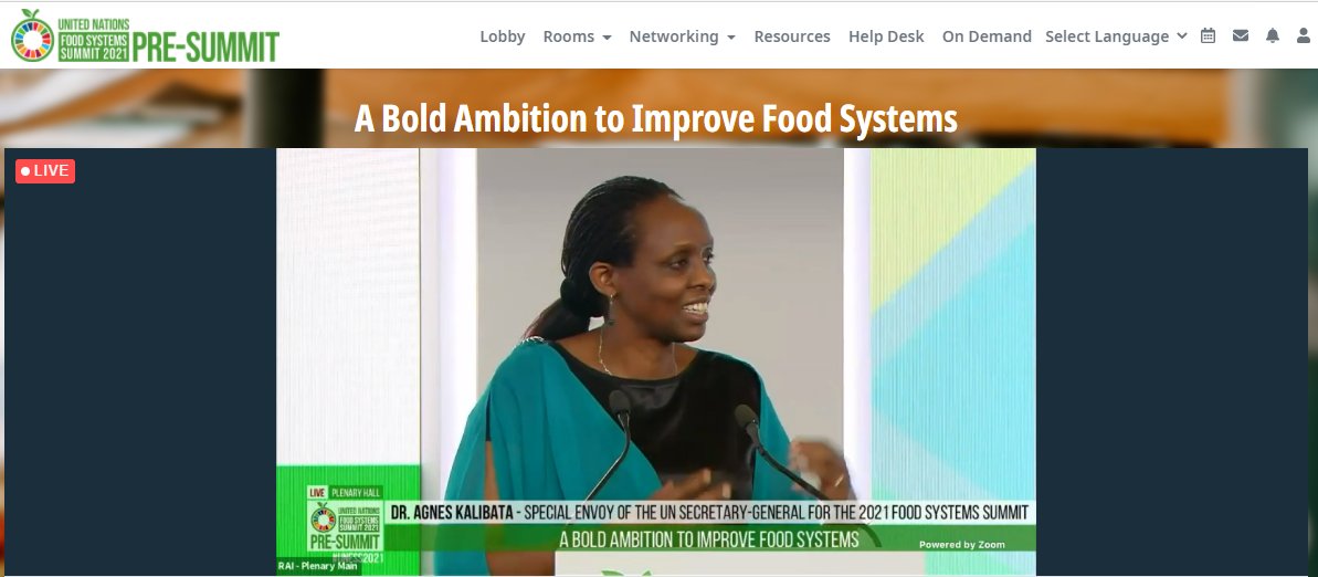 Food Systems are more powerful than we think. It can transform the world. Critical timelines of our generations. Thank you for your incredible leadership
<a href="/Agnes_Kalibata/">Agnes M. Kalibata</a>. Proud to serve to this agenda. <a href="/FoodSystems/">UN Food Systems Coordination Hub</a> #unfss2021 <a href="/Unilever/">Unilever</a>