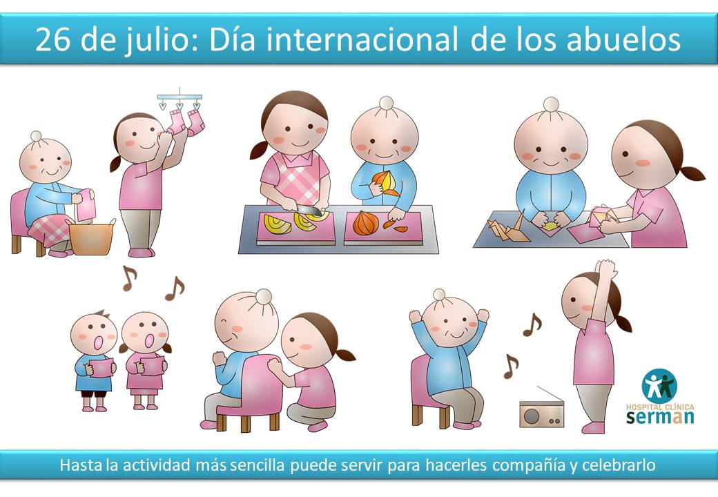 clinicaserman's tweet photo. Día internacional de los abuelos: cualquier actividad es buena para hacerles compañía y celebrarlo!! https://t.co/JWHV1EDafK