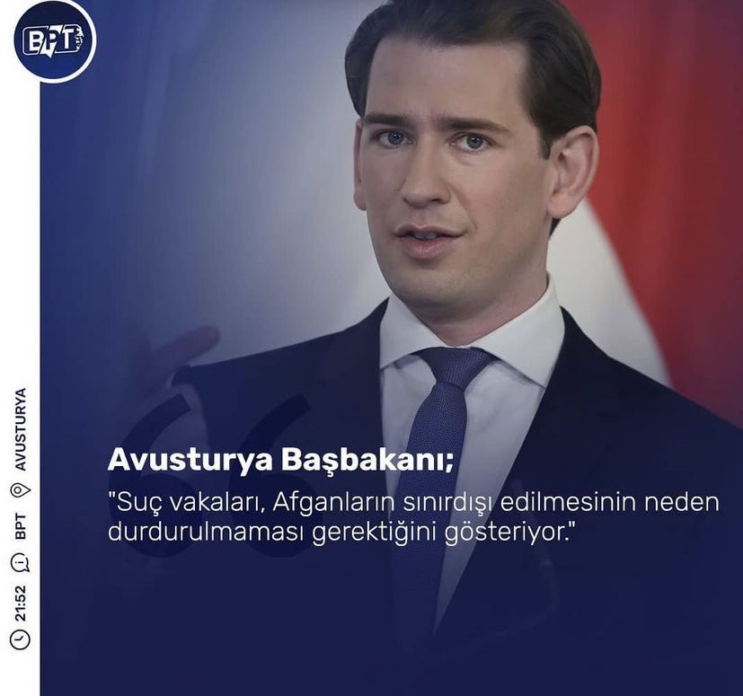 TurhanDogu's tweet photo. Avusturya Başbakanı iki gün üst üste iki önemli açıklama yaptı. Bu açıklamalar ile anlıyoruz ki artık dışarıda Türkiye mültecilerin arka bahçesi gibi gözükmektedir. Bu yanlış politikaların bedelinide halk maddi ve manevi ödemektedir. https://t.co/VvP6wfnF81