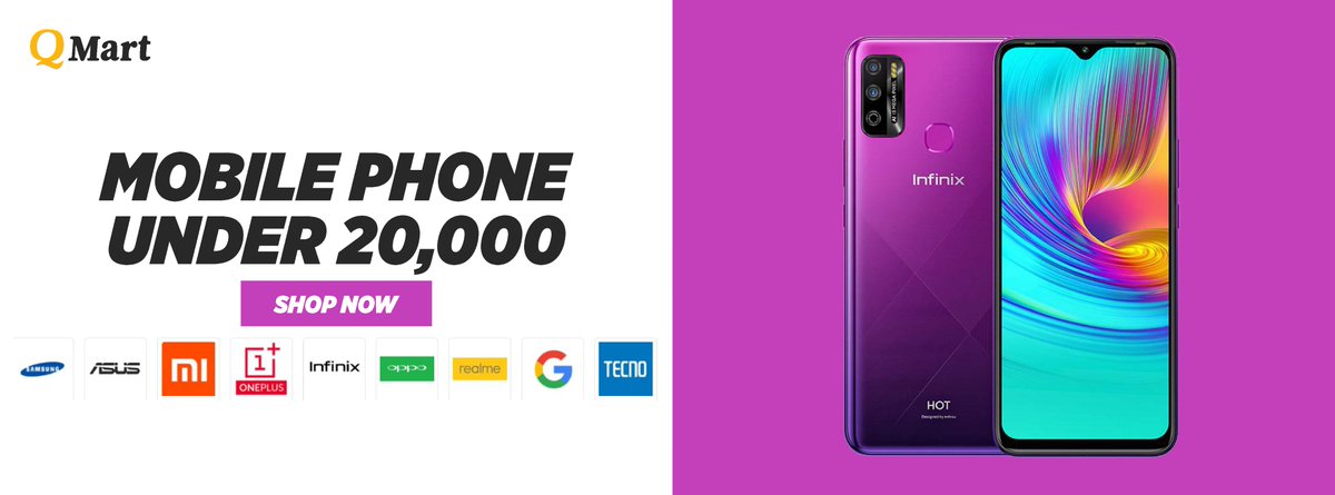 Smartphone chahiye but sirf Rs 20,000 key under. Qmart has the solution. Checkout our fabulous range of Smartphones from Nokia to Samsung Galaxy to OnePlus and more...
Buy now: bit.ly/2UFT7KR 
𝐖𝐡𝐚𝐭𝐬𝐀𝐩𝐩:0321-494-4444

#smartphonesunder20k