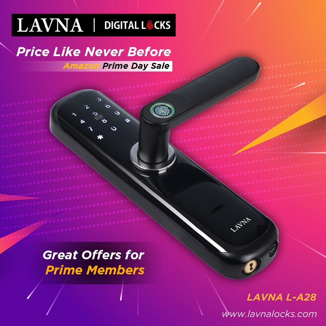 LocksLavna's tweet photo. #Amazon India Prime Day is here to make all your dreams come true! Go get the LAVNA LOCKS.
SHOP NOW: https://t.co/1IYNq1hNc7
Price Like Never Before Amazon Prime Day Sale. Great Offer for Prime Members.
#amazonprime #primemembers #lavnalocks #digitaldoorlock #sale  #highsecurity https://t.co/xylFY5zAJz