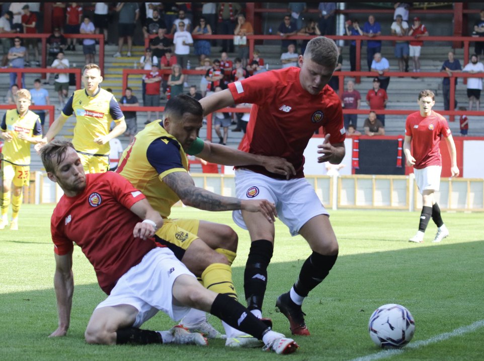 FC United of Manchester 🟥⬜⬛ (@fcunitedmcr) on Twitter photo Best wishes and a speedy recovery to our longest serving player, <a href="/michael_dono7/">Michael Donohue</a> who's broken a bone in his hand and will be out for a few weeks while it gets sorted.
Going to be a big miss for FC - get well soon Donners!
🟥🟥⬜⬛⬜🟥🟥 Best wishes and a speedy recovery to our longest serving player, <a href="/michael_dono7/">Michael Donohue</a> who's broken a bone in his hand and will be out for a few weeks while it gets sorted.
Going to be a big miss for FC - get well soon Donners!
🟥🟥⬜⬛⬜🟥🟥