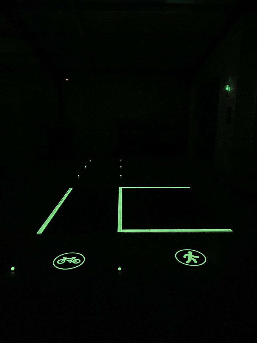 Have you a problem highlighting pathways or cycleways in dark areas? I-Glo can supply and install to any surface or any space. Call today +44 1670 813812 #glowinthedark #cycle #pathway