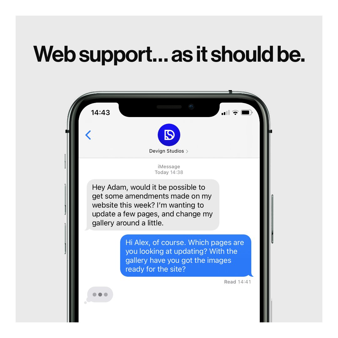 DevignLtd's tweet photo. Struggling to find the time to update and maintain your website with regular content and updates? Get more from your website with an all in one website support and maintenance package for your business.⁠ 

#devignstudiosltd https://t.co/vJCB7MHT6K