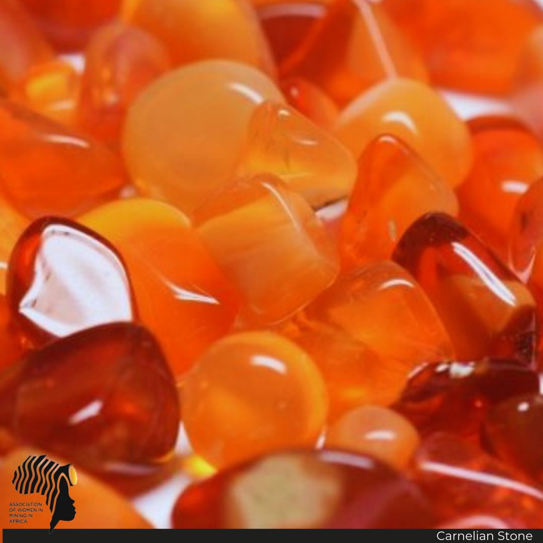 #Carnelian
Motivation, Creativity &amp; Boldness characterizes this orange fiery stone placed in #LadyAYA. We celebrate this work of art made with our minds and heart &amp; will never forget the lessons learnt on the journey. #carnelian #gemstones #womeninmining