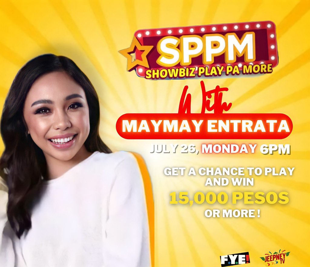 KPAbroadWarrior's tweet photo. Don’t forget to watch it LIVE on FYE Channel on Kumu , JeepneyTv and Facebook. 

MAYMAY ON SPPM

#MayWard @maymayentrata07 @Barber_Edward_ https://t.co/8ocjYPZCKT