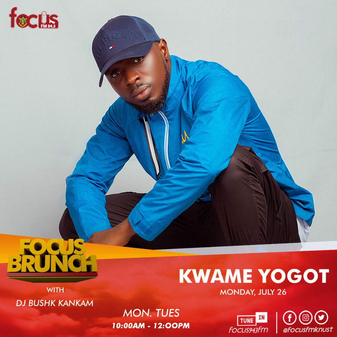 skyentertaingh's tweet photo. Join @kwameyogotmuzic live on @focusfmknust_ @kessben_media @abnradioone today!
•
#bittersweet #biibibesi #ohah #KwameYogot #Skyentertainmentgh https://t.co/equnYfC00h