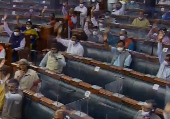 loksabhatv's tweet photo. #Loksabha passes The Factoring Regulation (Amendment) Bill, 2020 
#MonsoonSession2021 #LSLive @nsitharaman https://t.co/9kx43mN7yy