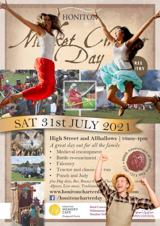 Honiton Charter Day! We'll be at Allhallows field. If you've uniforms to donate, please bring them to us. We also have some little freebies..... See you there!
<a href="/HonitonTown/">Honiton</a> 
#honiton #devon #exmouth #devonlife #southwest #eastdevon #sidmouth #lovedevon #visitdevon #visiteastdevon